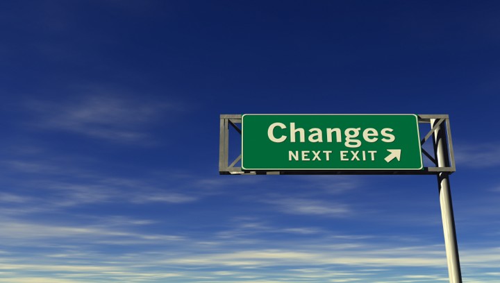 Changes-road-sign